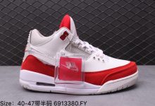 Air Jordan 3 Retro TH SP 元年白红配色货号：CJ0939-100