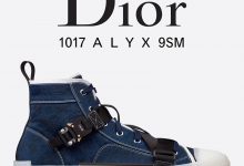 全新的 1017 ALYX 9SM x Dior B23 联名鞋款在 ins 上遭到曝光