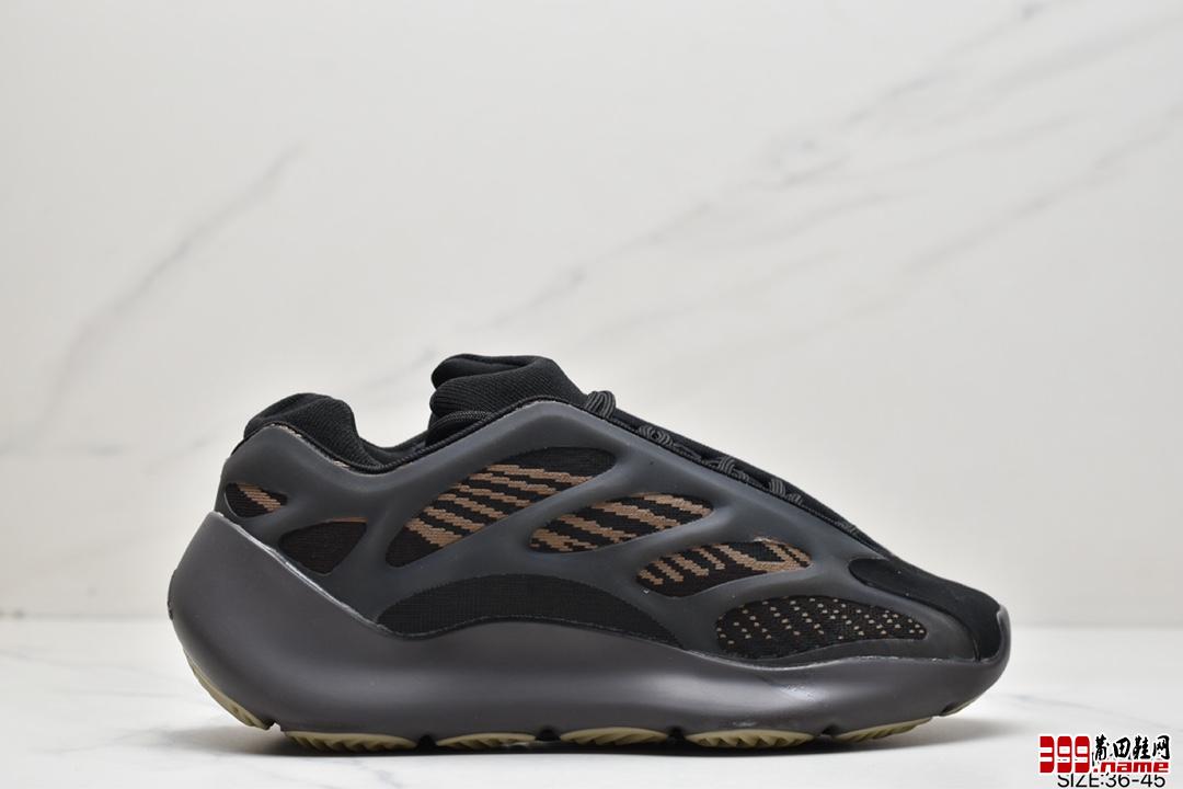 阿迪达斯Adidas Yeezy 700 V3 椰子复古老爹鞋系列/黑黄 蜜蜂 3M反光版